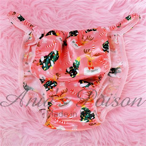 Christmas Anias Poison Sissy Mens Satin Green Grouch Red Ornament Wet