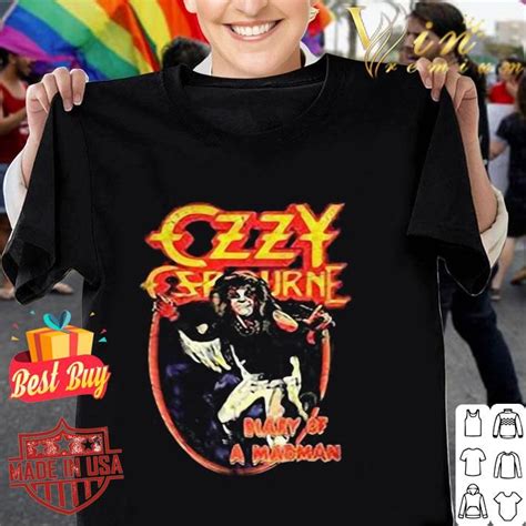 Ozzy Osbourne Diary Of A Madman Shirt Diary Of A Madman Mad Men