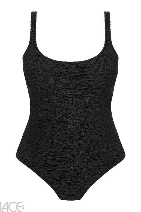 Freya Swim Ibiza Waves Swimsuit F I Cup Black Lace Lingerie