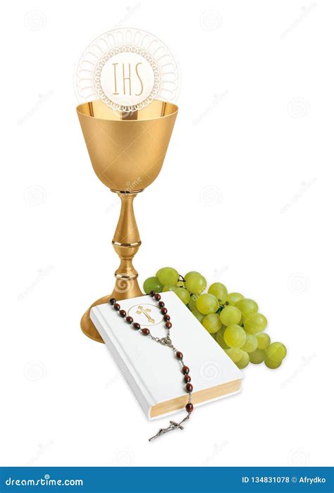 La Premi Re Communion Sainte Photo Stock Image Du Salutations Fond