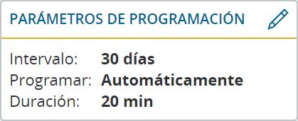 Editar parámetros de programación portatour Help Center