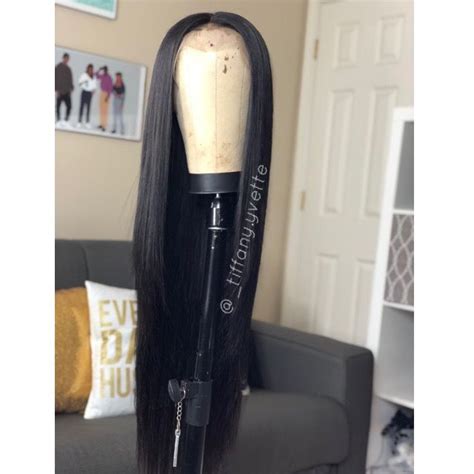 30 Inch Frontal Wig Jet Black 30inchwig Frontalwig Handmade