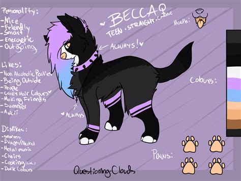 Becca Ref By Questioning Clouds On Deviantart