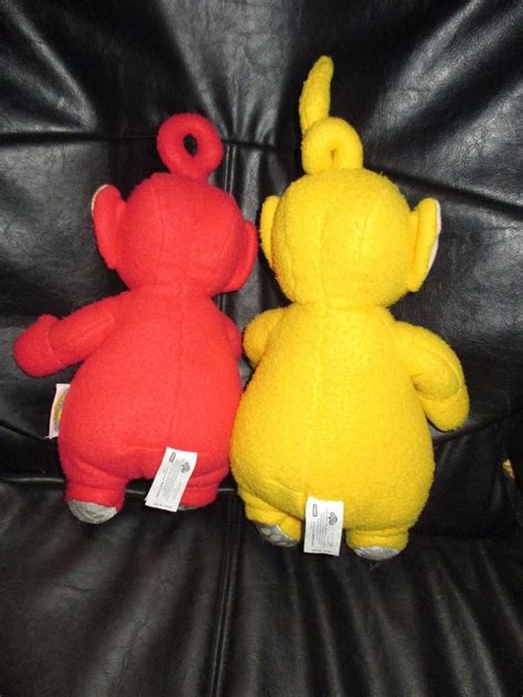 2 Teletubbies 10 Lullaby Laa Laa And Po Plush With Rubbery Faces Free Ship 1905020748