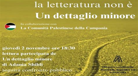 Incontro A Pozzuoli Con La Scrittrice Palestinese Adania Shibli