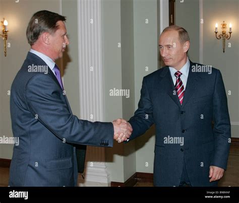 Russia S President Vladimir Putin Right And Sergei Ivanov Defense