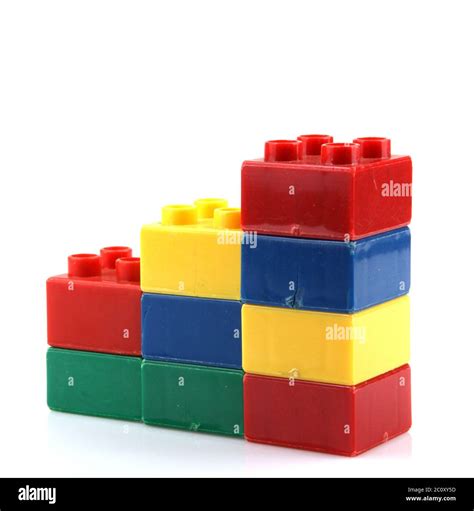 Plastic Building Blocks Stock Photo Alamy