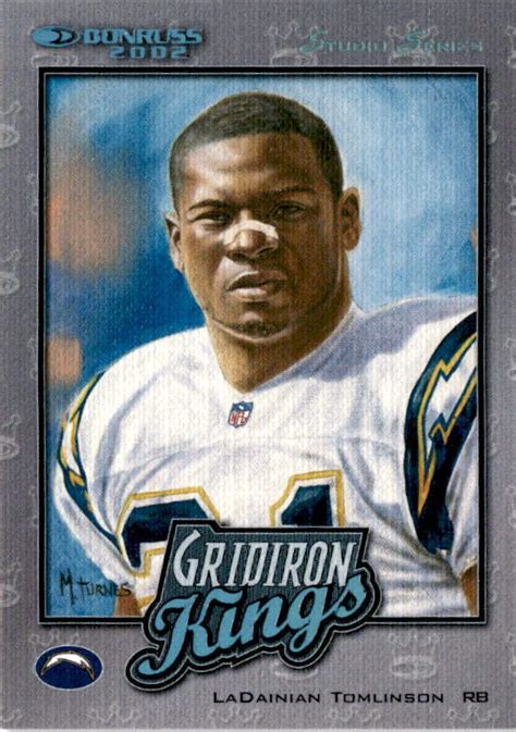 Donruss Gridiron Kings Studio Series Gk Ladainian Tomlinson