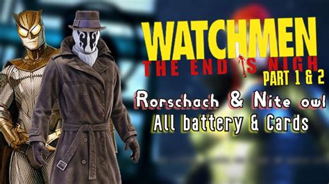 Watchmen The End Is Nigh P1 2 COOP Full Playthrough Rorschach Cards