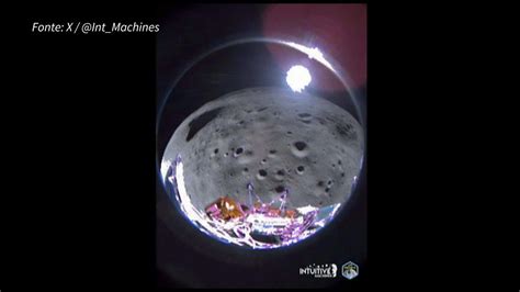 Sonda Americana Odysseus Envia Primeiras Imagens Da Lua Afp Youtube