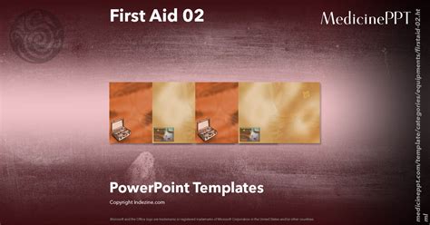 First Aid 02 Medicine Powerpoint Templates