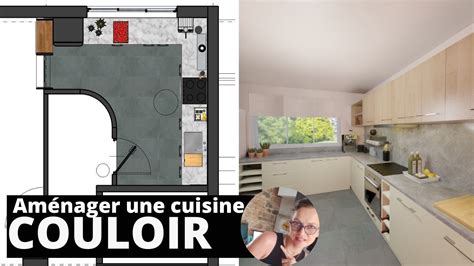 Amenager Une Cuisine Couloir Exemple Concret