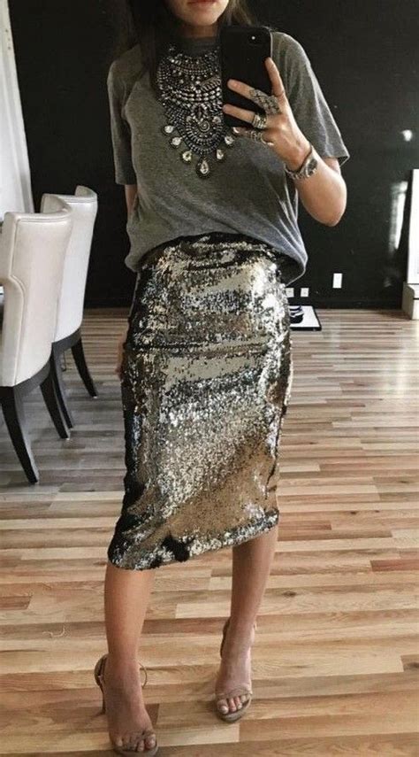 How To Wear A Sequin Skirt Artofit