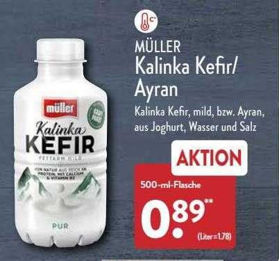 M Ller Kalinka Kefir Oder Ayran Angebot Bei Aldi Nord Prospekte De