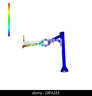 Fem Analysis Finite Element Analysis Of Axle With Bearing Stress