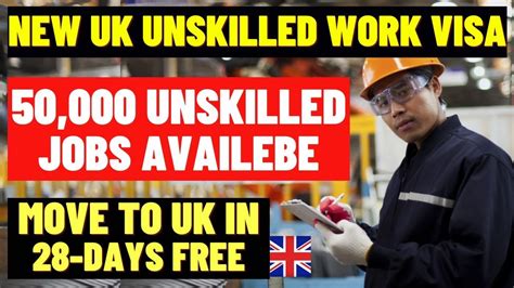 Uk Unskilled Jobs With Visa Sponsorship 2023 50000 Jobs Available