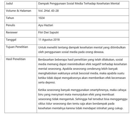 Detail Contoh Review Artikel Jurnal Koleksi Nomer 7