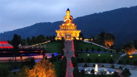 Buddha Park Ravangla Night View 🥰 Youtube