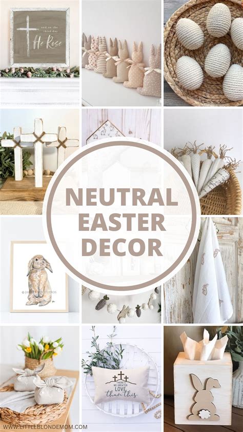 Cutest Neutral Easter Decor in 2024 | Modern easter decor, Easter ...