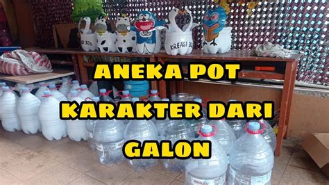 Tutorial Membuat Pot Karakter Sapi Dari Galon Bekas YouTube