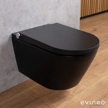 Evineo Ineo3 WC Lavant Suspendu Soft Noir Mat BE0603BM REUTER