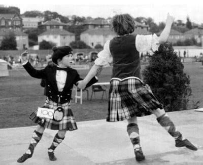 Old Photograph of Dancing in Glasgow, Scotland