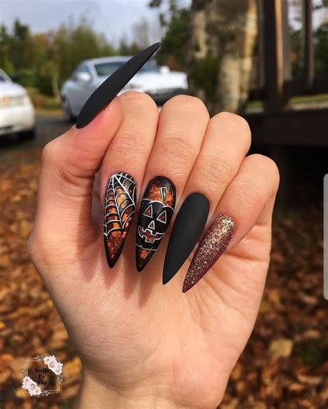 Pin By DePrEsSeDsKsK On Nails Pumpkin Nails Beautiful Nails Nail