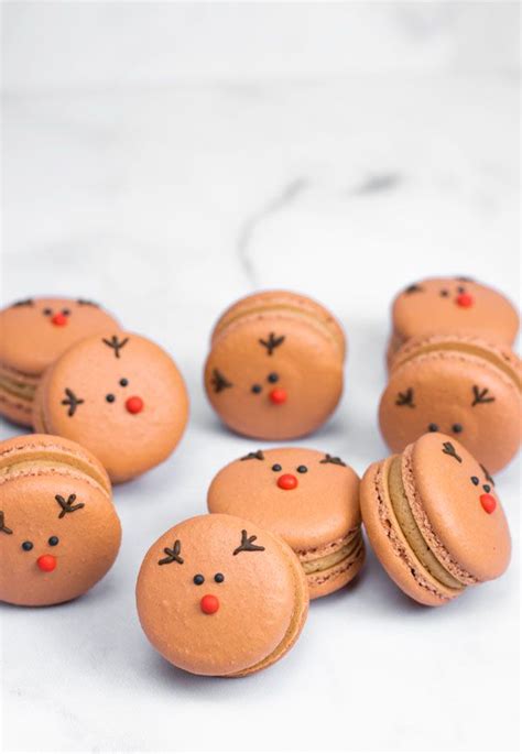 Reindeer Macarons The Tipsy Macaron Recipe Christmas Food