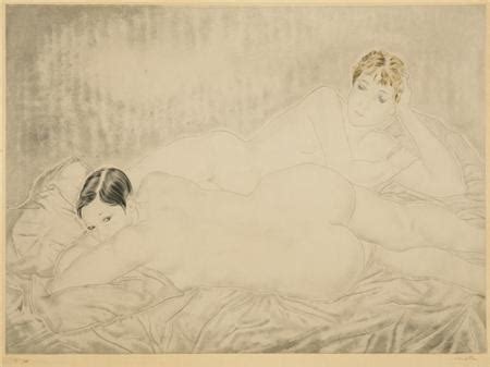 Deux femmes nues allongees by Léonard Tsuguharu Foujita on artnet