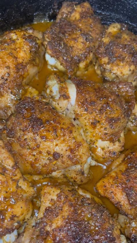 Oven baked Chicken thighs | dinner ideas