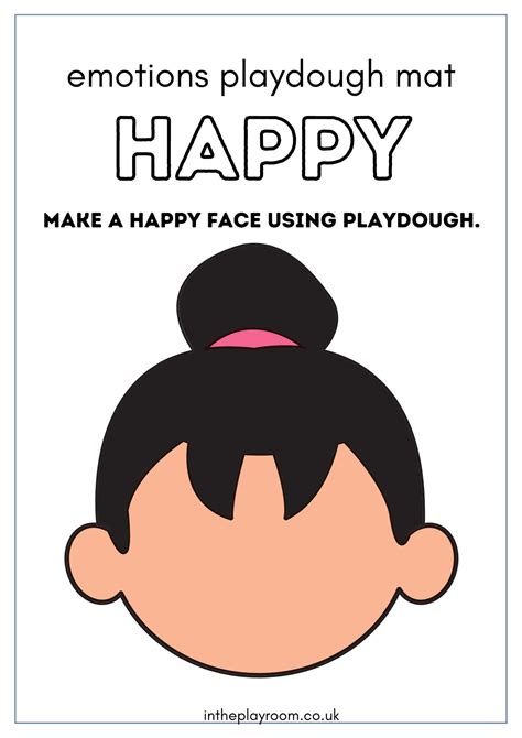 Emotions Playdough Mats Free Printable Playdough Mats Playdough