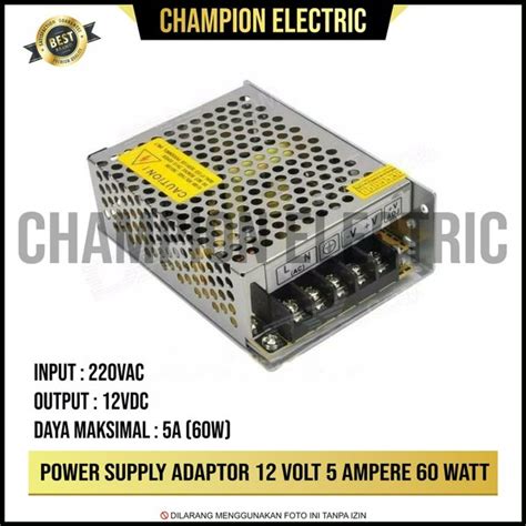 Jual Adaptor V A Berkualitas Power Suply Supply Switching Adaptor