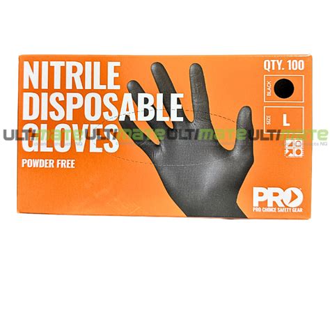 Pro Choice Nitrile Powder Free Gloves Large Ultimate Cleaning Products