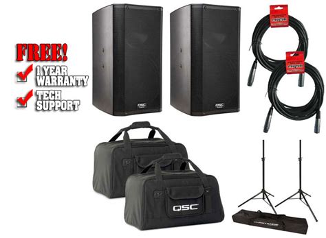 Qsc K12 Active Powered 12 Speaker W Bag Package