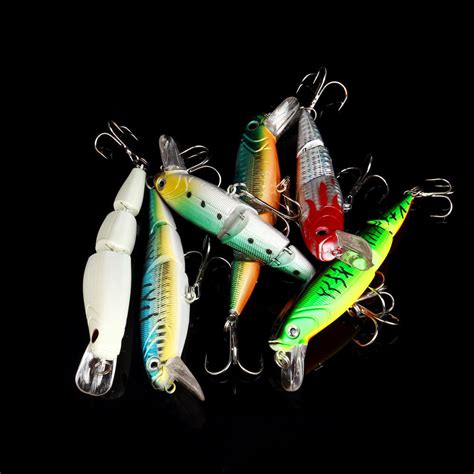 Buy Multi Jointed Fishing Lure Bait Bass Crank Minnow Swimbait Life