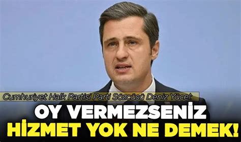 Deniz Yücel Erdoğan Hatay da itiraf etti oy vermezseniz hizmet yok ne