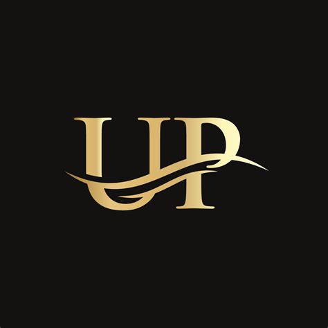 UP logo design. Initial UP letter logo design 17208968 Vector Art at ...