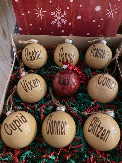 Christmas Ornament Ball Personalized Etsy