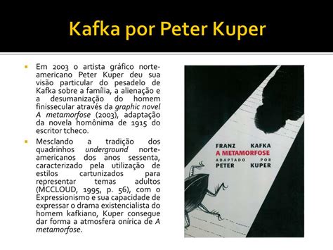 PPT A Metamorfose Da Metamorfose A Monstruosidade De Kafka Em