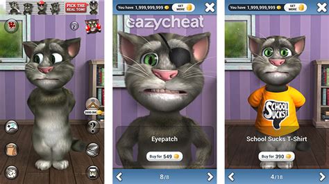 Talking Tom Cat 2 v5.0.1 Cheat - Unlimited Gold Coins Money Gems ...