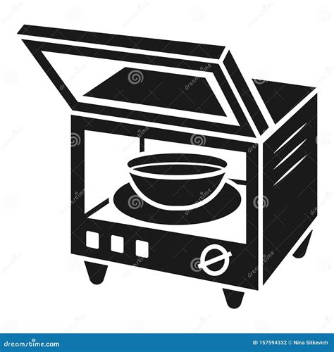 Icono De Horno Microondas Estilo Sencillo Ilustraci N Del Vector