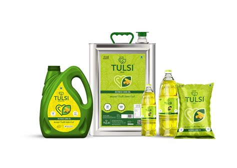 L Tulsi Refined Corn Oil Packaging Size Litre Rich In Vitamin