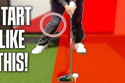 How To Stop Hitting Behind The Golf Ball Vertical Line Golf Swing