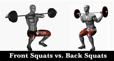 Front Squats Vs Back Squats Which Of The 2 Is Best For Powerful Legs