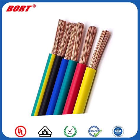 UL1283 Flexible Cable Wire AWG 24 PVC Bare Copper Single Core