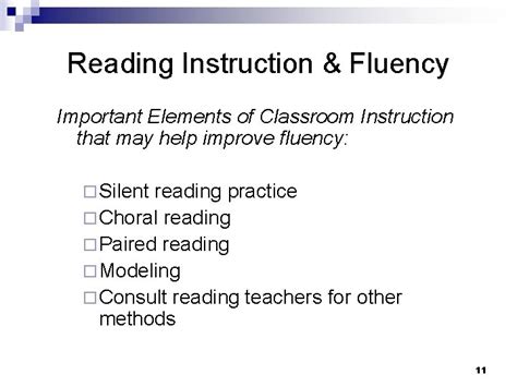 Assessing Reading Fluency As A Specific Learning Disability