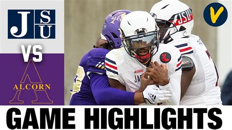 Jackson State At Alcorn State College Football Highlights Youtube