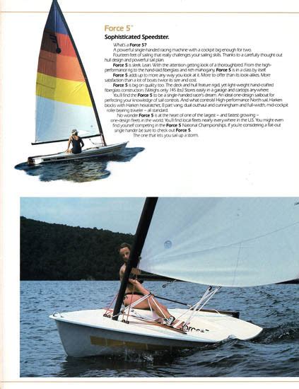 Amf Super Sunfish Force 5 And Apollo Brochure Sailinfo I