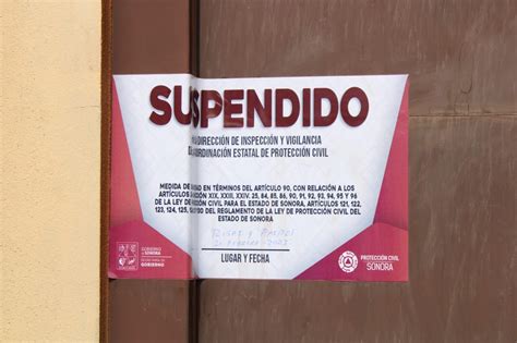 Suspende Protección Civil Sonora guardería en Hermosillo Sonora Comunica