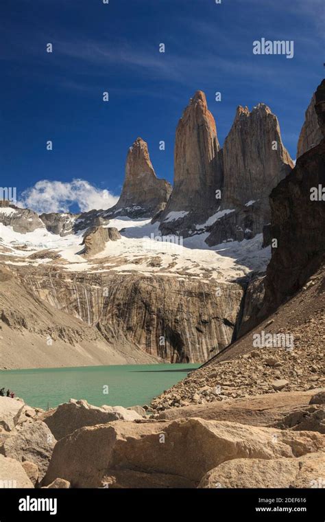 Las Torres Torres Del Paine National Park Chile Stock Photo Alamy